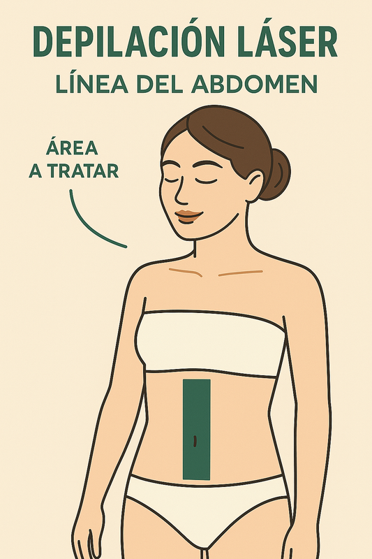 Depilación Laser Linea de Abdomen