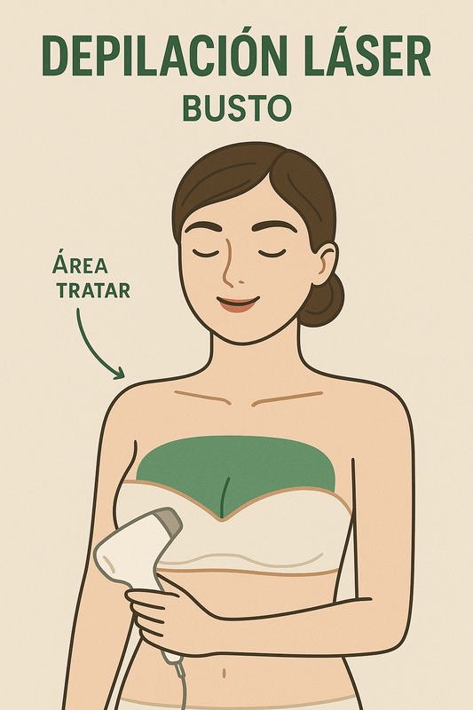 Depilación laser busto